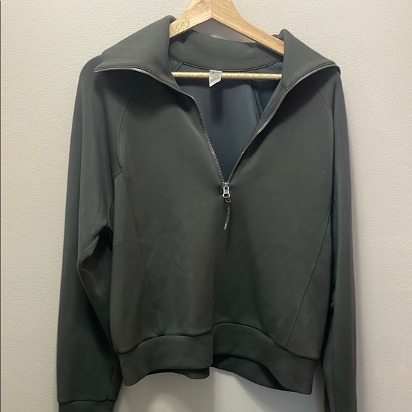 Spanx  gray Black Zip-Up Jacket - Picture 1 of 7